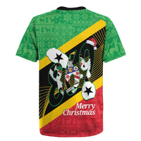 St Kitts and Nevis Christmas Rugby Jersey 869 Proud With Map - Wonder Print Shop