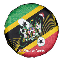 St Kitts and Nevis Christmas Spare Tire Cover 869 Proud With Map - Wonder Print Shop