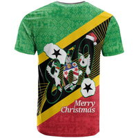 St Kitts and Nevis Christmas T Shirt 869 Proud With Map - Wonder Print Shop