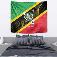 St Kitts and Nevis Christmas Tapestry 869 Proud With Map - Wonder Print Shop