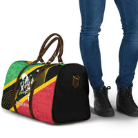 St Kitts and Nevis Christmas Travel Bag 869 Proud With Map - Wonder Print Shop
