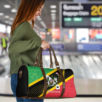 St Kitts and Nevis Christmas Travel Bag 869 Proud With Map - Wonder Print Shop