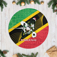 St Kitts and Nevis Christmas Tree Skirt 869 Proud With Map - Wonder Print Shop