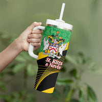 St Kitts and Nevis Christmas Tumbler With Handle 869 Proud With Map - Wonder Print Shop