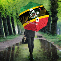 St Kitts and Nevis Christmas Umbrella 869 Proud With Map - Wonder Print Shop