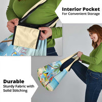 Saint Lucia Christmas Grocery Bag Chill Macaw Parrot Caribbean Tropical Style - Wonder Print Shop