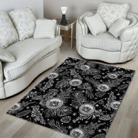 Hawaii Christmas Area Rug Tropical Style With Coat Of Arms - Wonder Print Shop