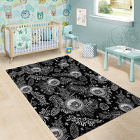 Hawaii Christmas Area Rug Tropical Style With Coat Of Arms - Wonder Print Shop