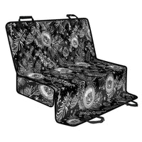 Hawaii Christmas Back Car Seat Cover Tropical Style With Coat Of Arms - Wonder Print Shop