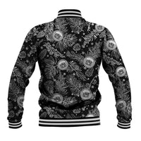 Hawaii Christmas Baseball Jacket Tropical Style With Coat Of Arms - Wonder Print Shop