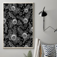 Hawaii Christmas Canvas Wall Art Tropical Style With Coat Of Arms - Wonder Print Shop