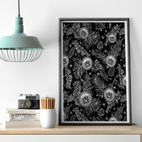 Hawaii Christmas Canvas Wall Art Tropical Style With Coat Of Arms - Wonder Print Shop