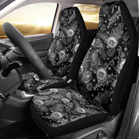 Hawaii Christmas Car Seat Cover Tropical Style With Coat Of Arms - Wonder Print Shop