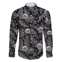 Hawaii Christmas Family Matching Puletasi Dress and Hawaiian Shirt Tropical Style With Coat Of Arms - Wonder Print Shop