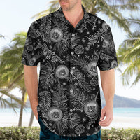 Hawaii Christmas Hawaiian Shirt Tropical Style With Coat Of Arms - Wonder Print Shop