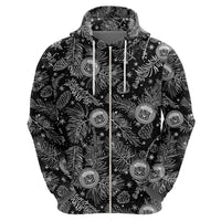 Hawaii Christmas Hoodie Tropical Style With Coat Of Arms - Wonder Print Shop