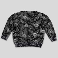 Hawaii Christmas Kid Ugly Christmas Sweater Tropical Style With Coat Of Arms - Wonder Print Shop