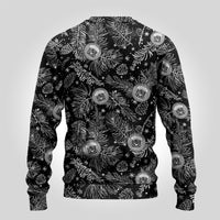 Hawaii Christmas Ugly Christmas Sweater Tropical Style With Coat Of Arms - Wonder Print Shop