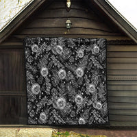 Hawaii Christmas Quilt Tropical Style With Coat Of Arms - Wonder Print Shop