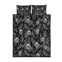 Hawaii Christmas Quilt Bed Set Tropical Style With Coat Of Arms - Wonder Print Shop