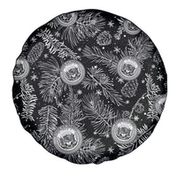 Hawaii Christmas Spare Tire Cover Tropical Style With Coat Of Arms - Wonder Print Shop