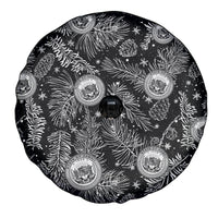 Hawaii Christmas Spare Tire Cover Tropical Style With Coat Of Arms - Wonder Print Shop