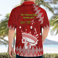 Personalised Tonga King Tupou I Day Hawaiian Shirt Tongan Ngatu Pattern With Crown - Wonder Print Shop