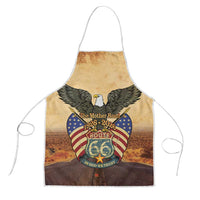 Route 66 Highway United States Apron Mother Road Happy 100th Anniversary Proud - Wonder Print Shop