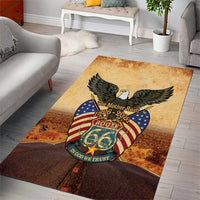 Route 66 Highway United States Area Rug Mother Road Happy 100th Anniversary Proud - Wonder Print Shop