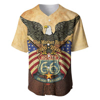 Route 66 Highway United States Baseball Jersey Mother Road Happy 100th Anniversary Proud - Wonder Print Shop