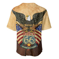 Route 66 Highway United States Baseball Jersey Mother Road Happy 100th Anniversary Proud - Wonder Print Shop