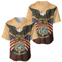 Route 66 Highway United States Baseball Jersey Mother Road Happy 100th Anniversary Proud - Wonder Print Shop