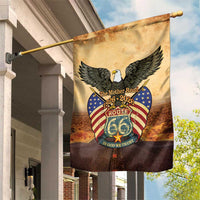 Route 66 Highway United States Garden Flag Mother Road Happy 100th Anniversary Proud - Wonder Print Shop