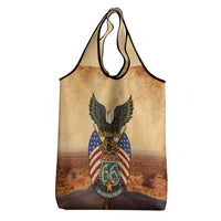 Route 66 Highway United States Grocery Bag Mother Road Happy 100th Anniversary Proud - Wonder Print Shop