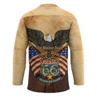 Route 66 Highway United States Hockey Jersey Mother Road Happy 100th Anniversary Proud - Wonder Print Shop