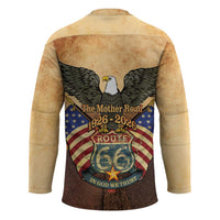 Route 66 Highway United States Hockey Jersey Mother Road Happy 100th Anniversary Proud - Wonder Print Shop