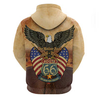 Route 66 Highway United States Hoodie Mother Road Happy 100th Anniversary Proud - Wonder Print Shop