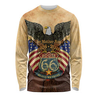 Route 66 Highway United States Long Sleeve Shirt Mother Road Happy 100th Anniversary Proud - Wonder Print Shop