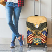 Route 66 Highway United States Luggage Cover Mother Road Happy 100th Anniversary Proud - Wonder Print Shop