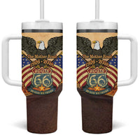Route 66 Highway United States Tumbler With Handle Mother Road Happy 100th Anniversary Proud - Wonder Print Shop