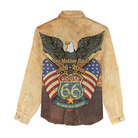 Route 66 Highway United States Women Casual Shirt Mother Road Happy 100th Anniversary Proud - Wonder Print Shop