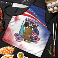 United States 4th Of July Apron 250th Anniversary Liberty Bell - Wonder Print Shop