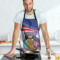 United States 4th Of July Apron 250th Anniversary Liberty Bell - Wonder Print Shop