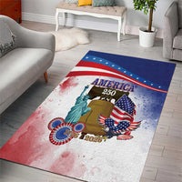 United States 4th Of July Area Rug 250th Anniversary Liberty Bell - Wonder Print Shop