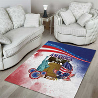 United States 4th Of July Area Rug 250th Anniversary Liberty Bell - Wonder Print Shop