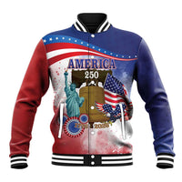 United States 4th Of July Baseball Jacket 250th Anniversary Liberty Bell - Wonder Print Shop