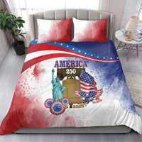 United States 4th Of July Bedding Set 250th Anniversary Liberty Bell - Wonder Print Shop