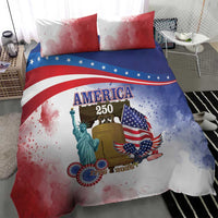 United States 4th Of July Bedding Set 250th Anniversary Liberty Bell - Wonder Print Shop