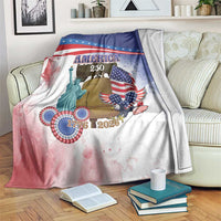 United States 4th Of July Blanket 250th Anniversary Liberty Bell - Wonder Print Shop