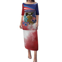 United States 4th Of July Family Matching Puletasi and Hawaiian Shirt 250th Anniversary Liberty Bell - Wonder Print Shop